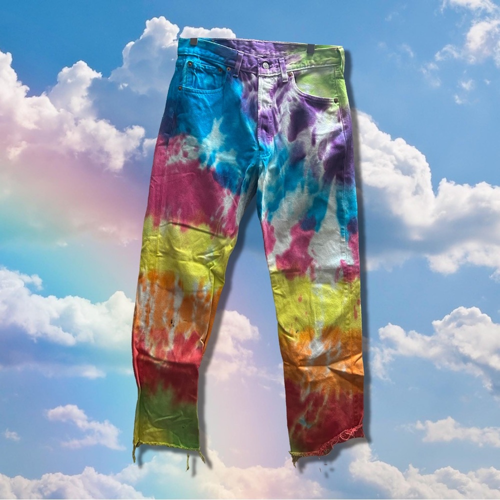 TIE DYE 501 LEVIS  - SZ 32 X 32